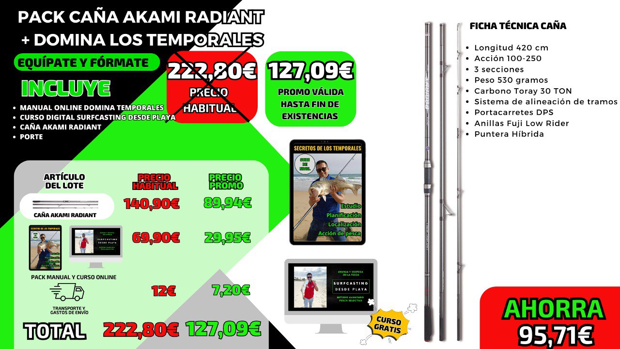 Pack Caña Akami Radiant + Secretos de los Temporales