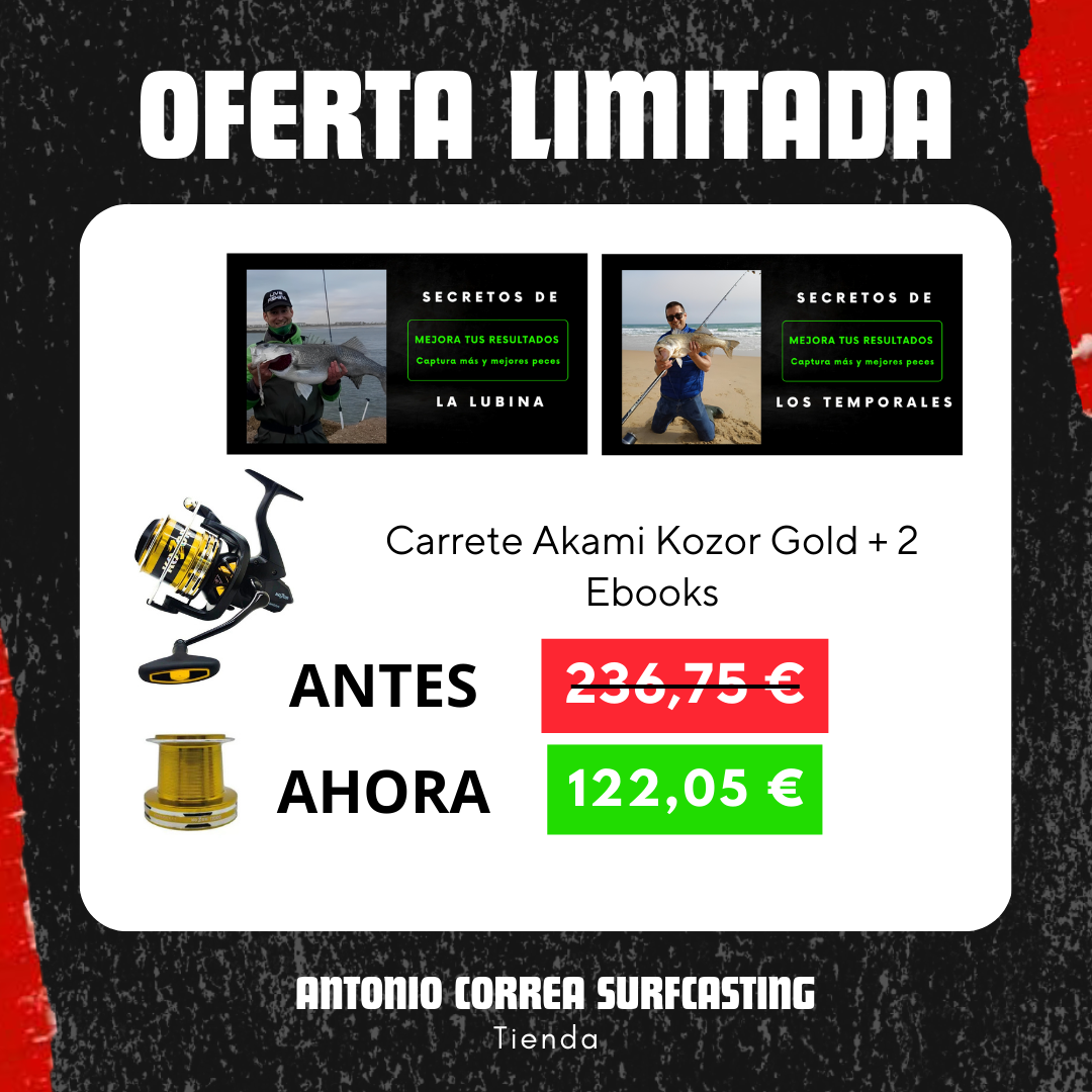 Pack Carrete Akami Kozor Gold + Secretos Temporales