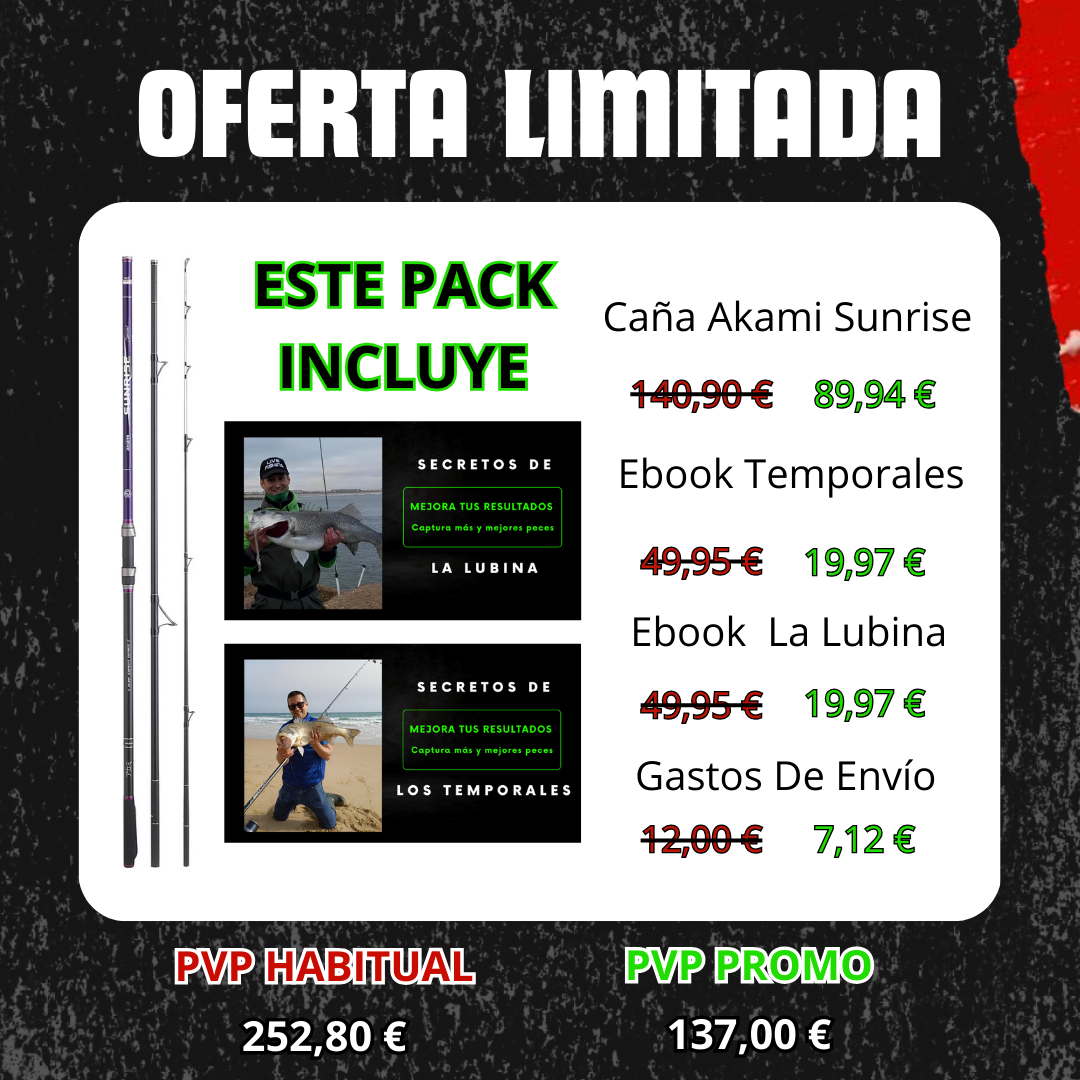 Pack Caña Akami Sunrise + Secretos de los Temporales