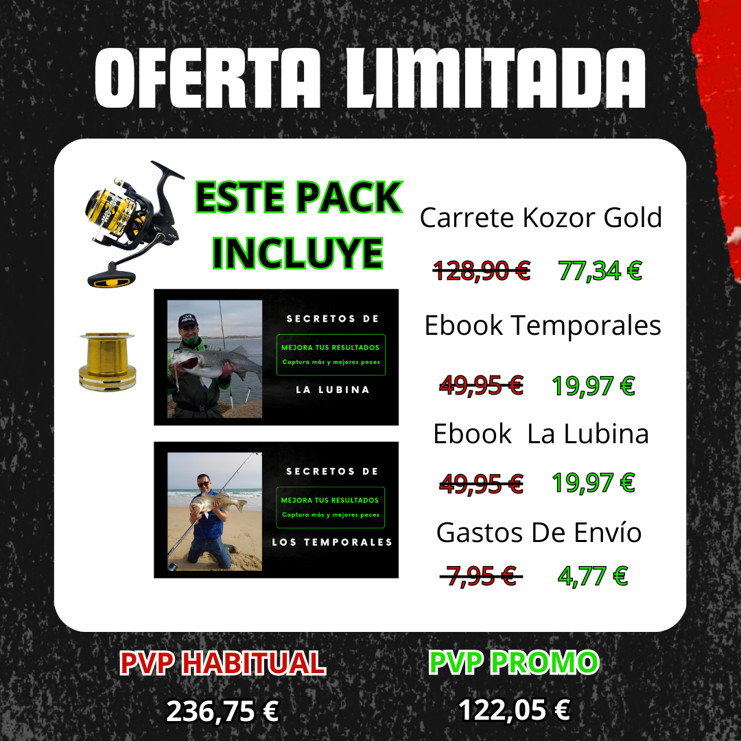 Pack Carrete Akami Kozor Gold + Secretos Temporales