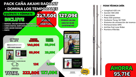 Pack Caña Akami Radiant + Secretos de los Temporales