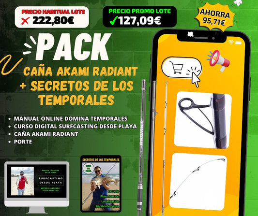 Pack Caña Akami Radiant + Secretos de los Temporales