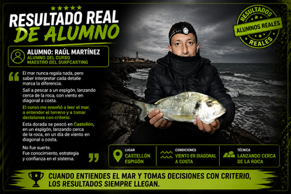 Curso Especialización Maestro del Surfcasting