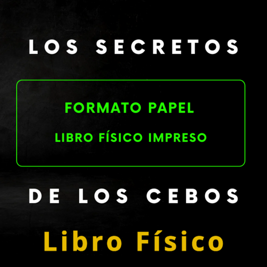 Libro Físico de Pesca Los Secretos de los Cebos