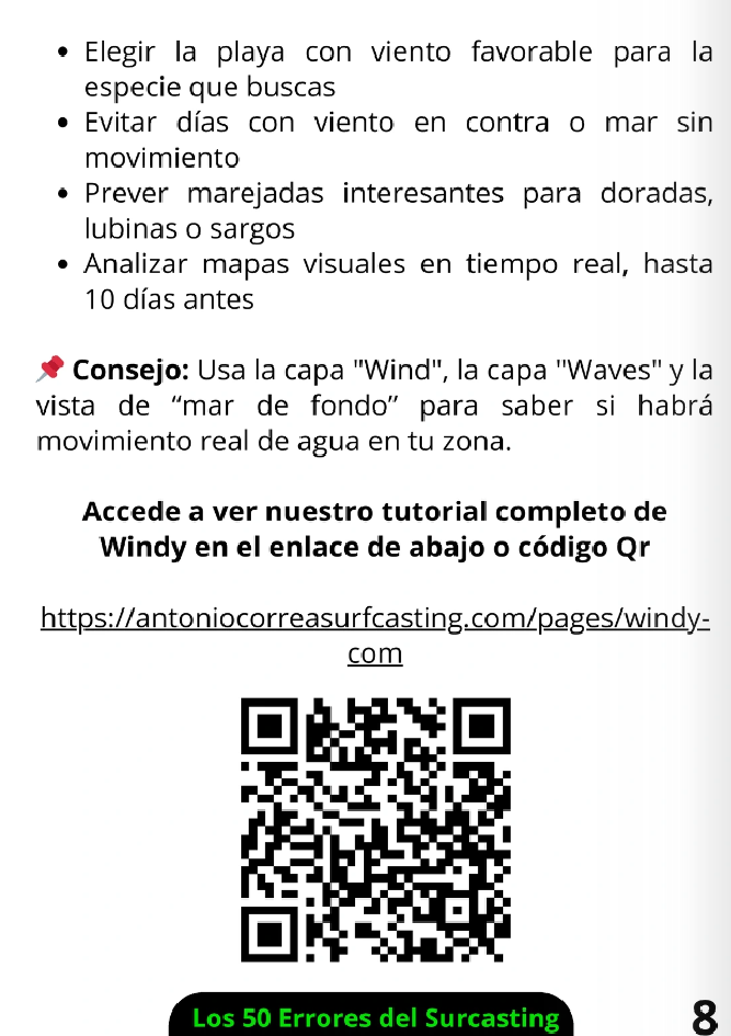 Ebook Los 50 Errores del Surfcasting