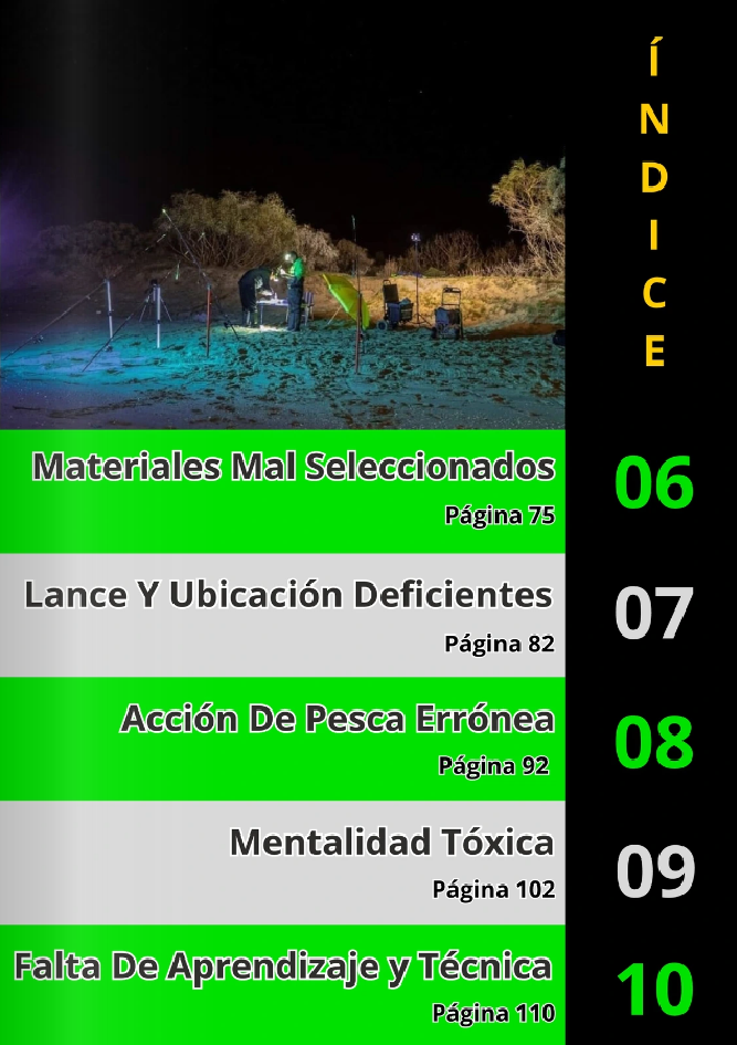 Ebook Los 50 Errores del Surfcasting