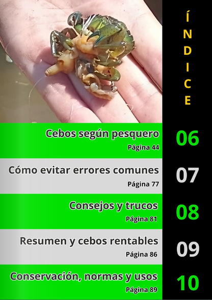 Libro Físico de Pesca Los Secretos de los Cebos